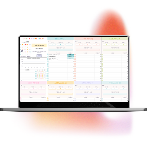 Daily & Weekly Planner